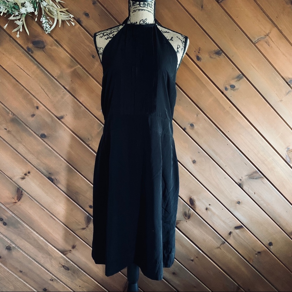 Banana Republic Black Halter Dress
